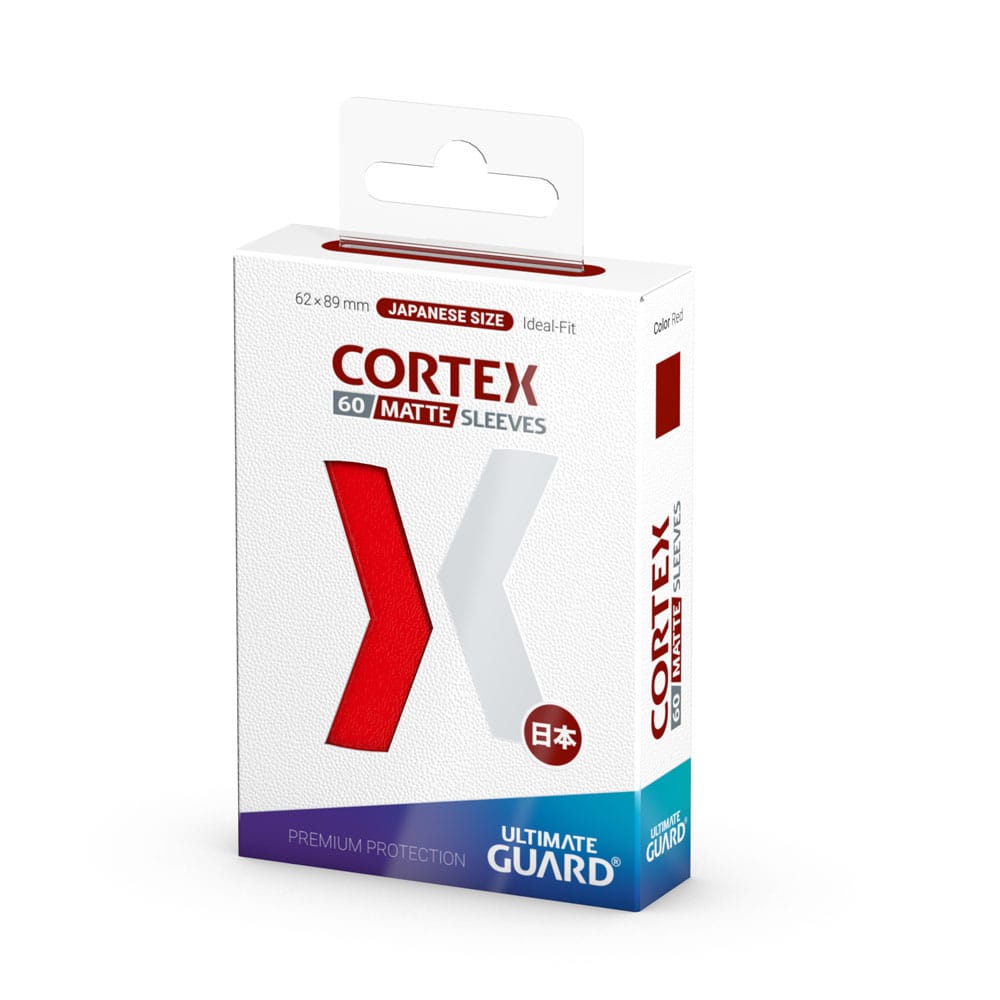 Ultimate Guard Cortex Sleeves Matte Japanese Size (60) - Red Image 3