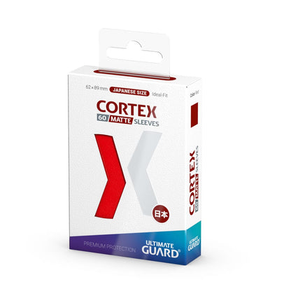 Ultimate Guard Cortex Sleeves Matte Japanese Size (60) - Red Image 3