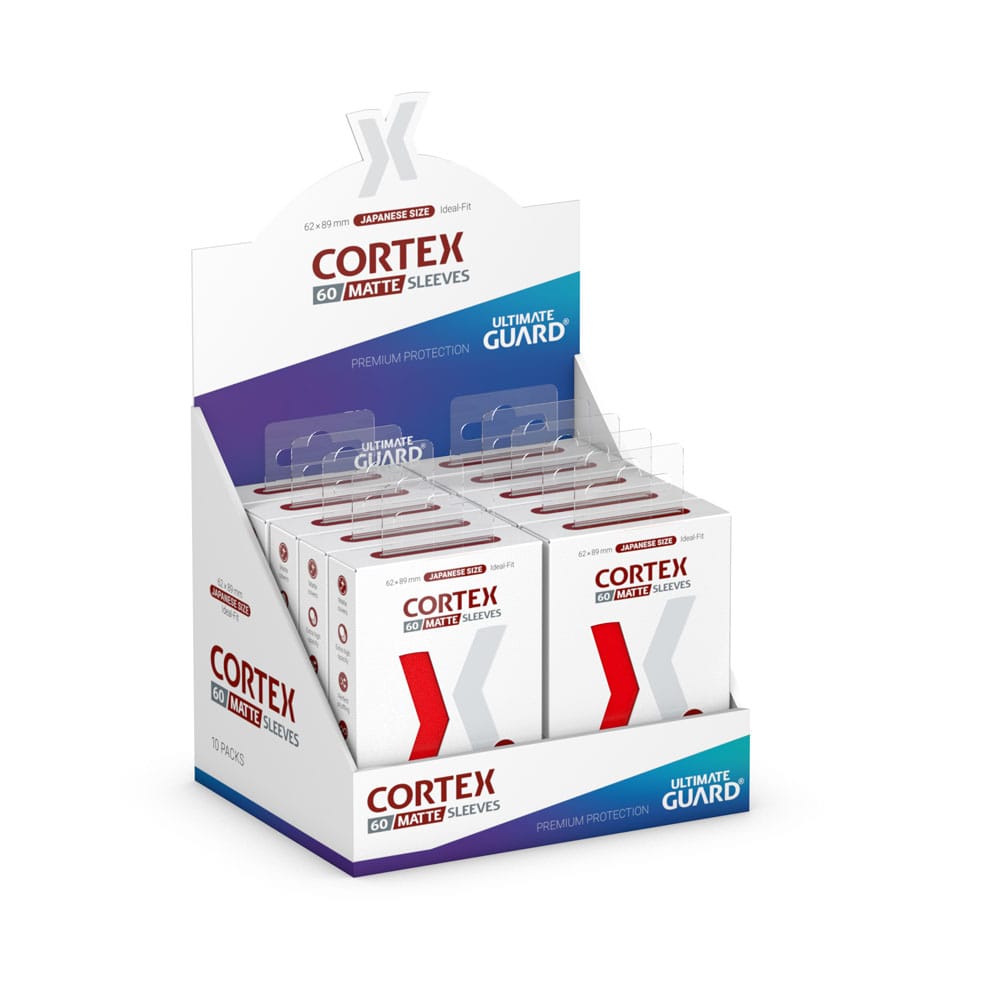 Ultimate Guard Cortex Sleeves Matte Japanese Size (60) - Red Image 5