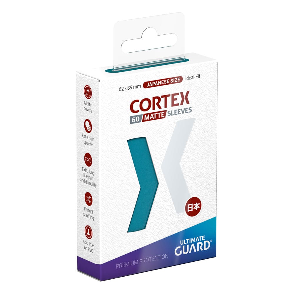 Ultimate Guard Cortex Sleeves Matte Japanese Size (60) - Petrol Image 1