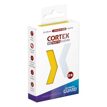 Ultimate Guard Cortex Sleeves Matte Japanese Size (60) - Yellow Image 1