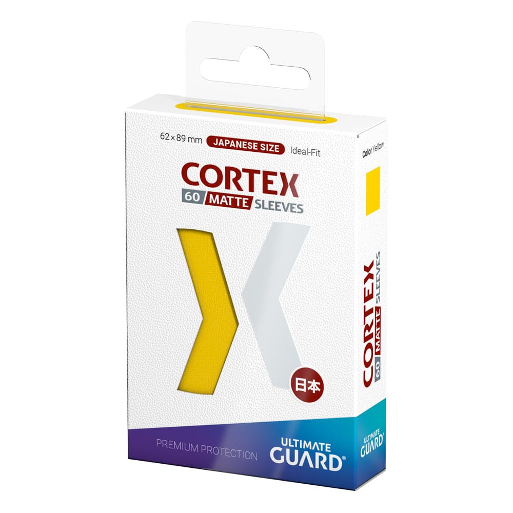 Ultimate Guard Cortex Sleeves Matte Japanese Size (60) - Yellow Image 3