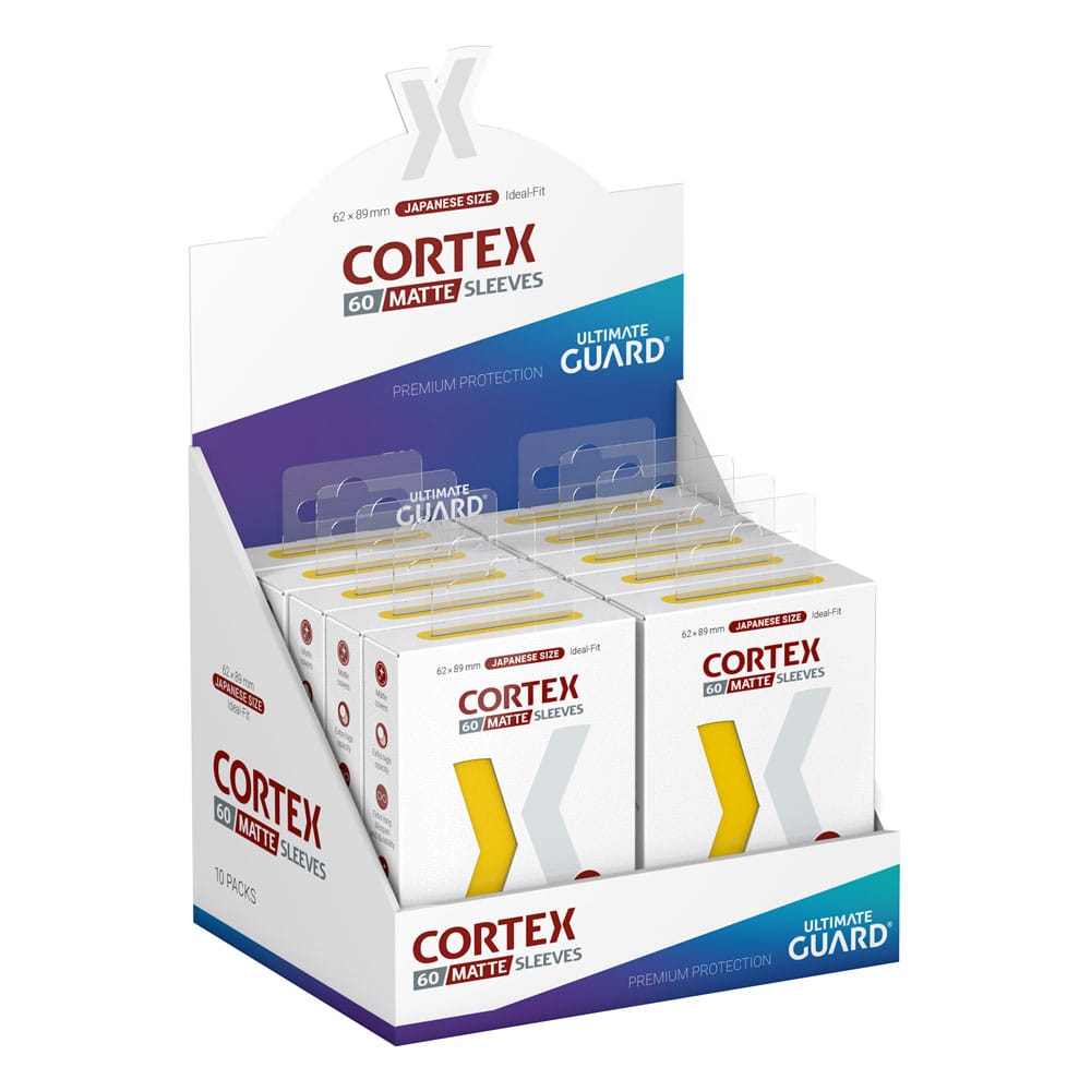 Ultimate Guard Cortex Sleeves Matte Japanese Size (60) - Yellow Image 5