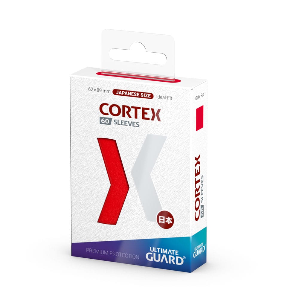 Ultimate Guard Cortex Sleeves Japanese Size (60) - Red Image 3