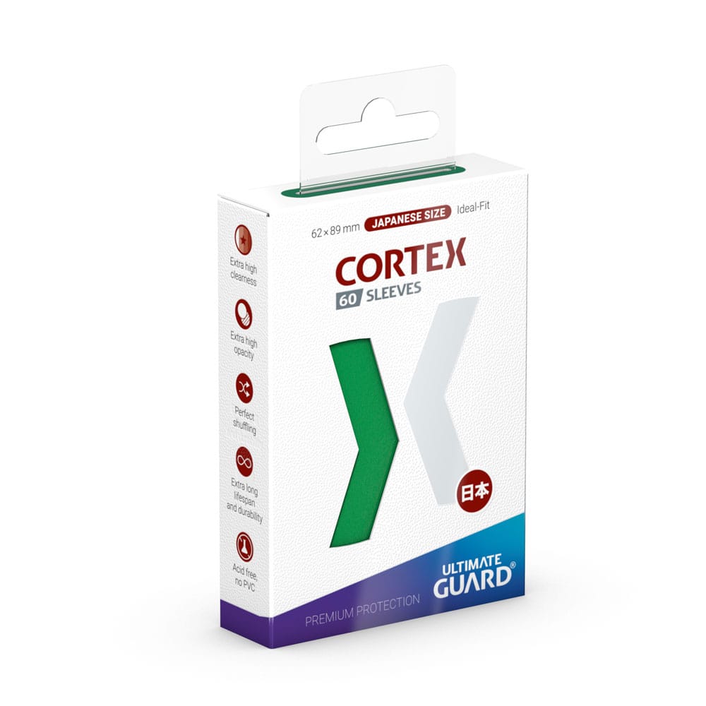 Ultimate Guard Cortex Sleeves Japanese Size (60) - Green Image 1