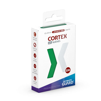 Ultimate Guard Cortex Sleeves Japanese Size (60) - Green Image 1