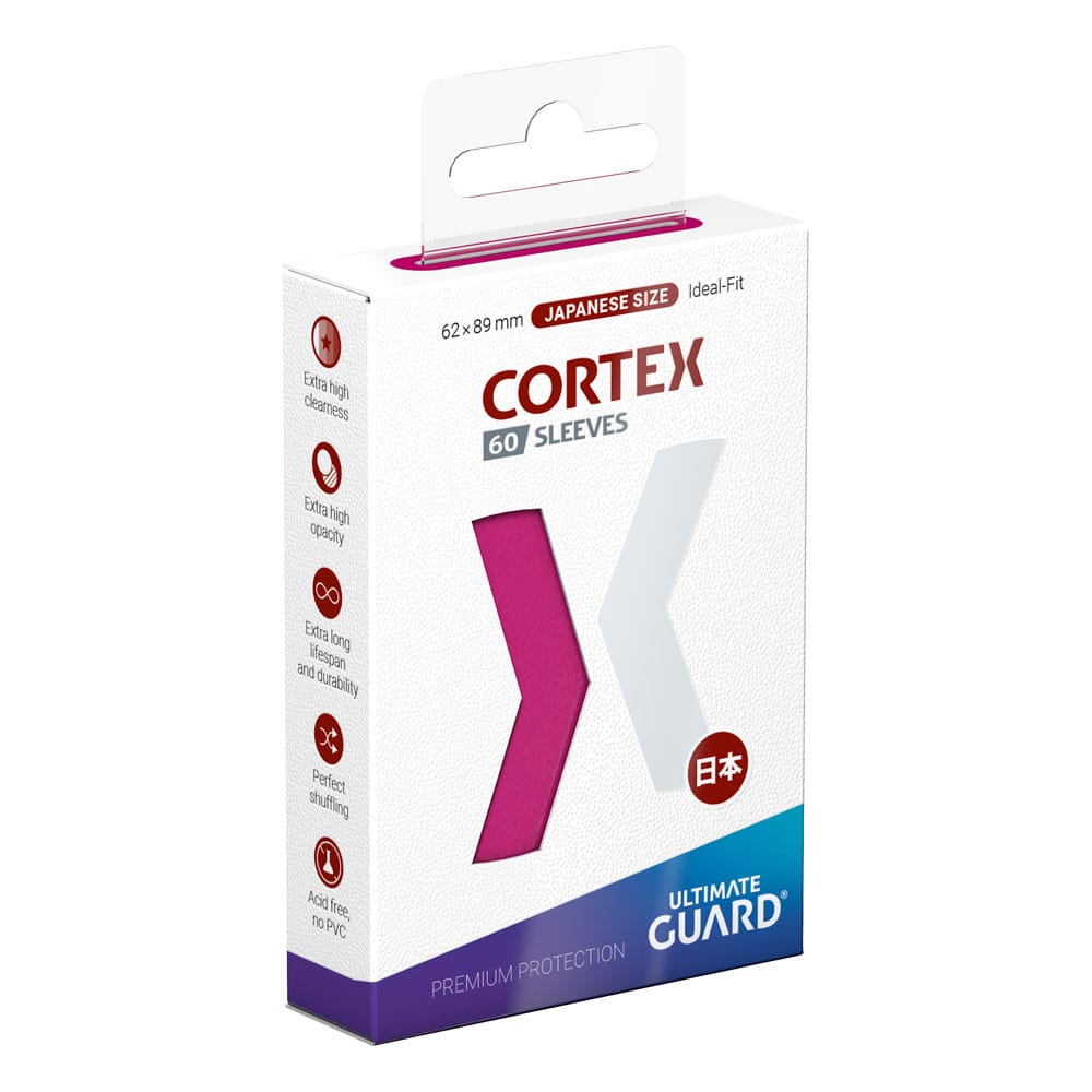 Ultimate Guard Cortex Sleeves Japanese Size (60) - Pink Image 1