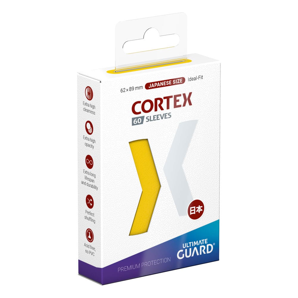 Ultimate Guard Cortex Sleeves Japanese Size (60) - Yellow Image 1