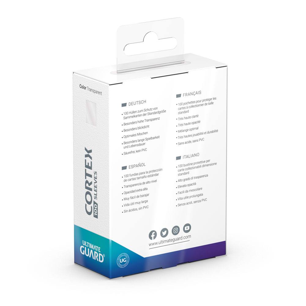 Ultimate Guard Cortex Sleeves Standardgröße Transparent (100) Image 4