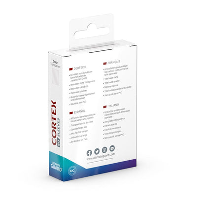 Ultimate Guard Cortex Sleeves Japanese Size (60) - Transparent Image 4