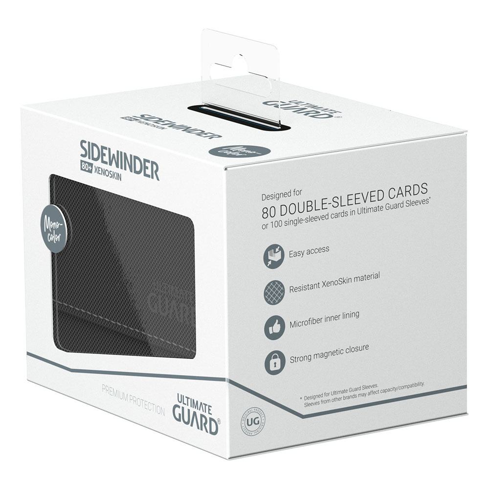 Ultimate Guard Sidewinder 80+ XenoSkin Monocolor Schwarz Image 7