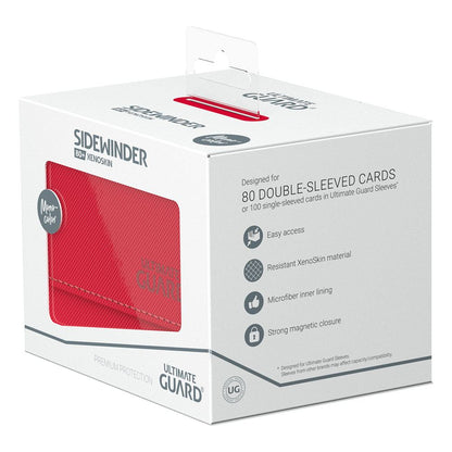 Ultimate Guard Sidewinder 80+ XenoSkin Monocolor Rot Image 7