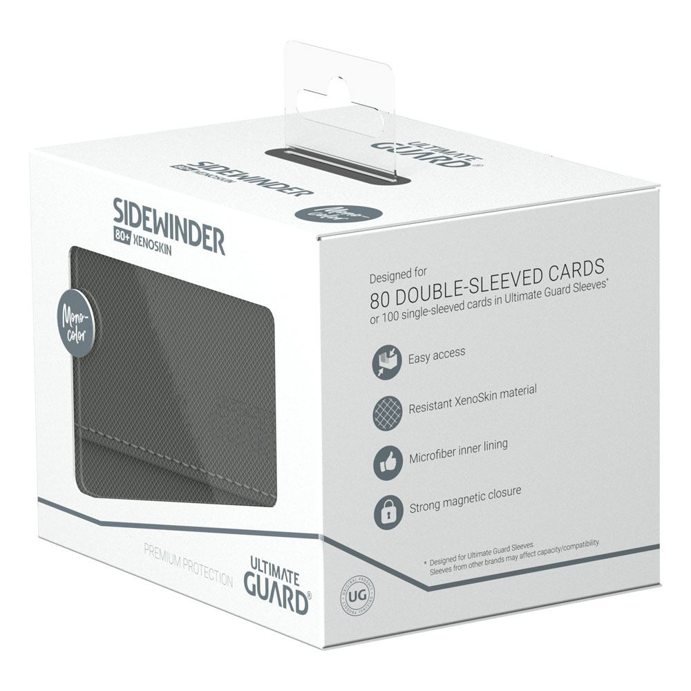 Ultimate Guard Sidewinder 80+ XenoSkin Monocolor Grau Image 7