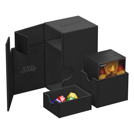 Ultimate Guard Flip`n`Tray 80+ XenoSkin Monocolor Schwarz Image 2
