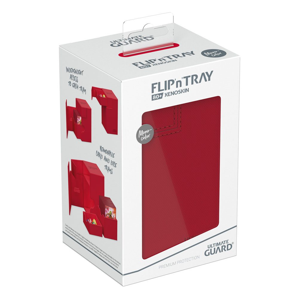 Ultimate Guard Flip`n`Tray 80+ XenoSkin Monocolor Rot Image 7