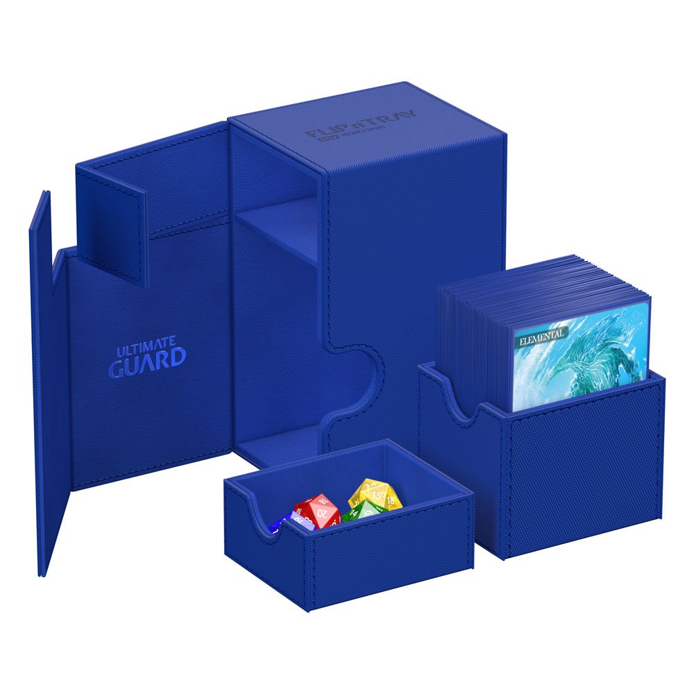 Ultimate Guard Flip`n`Tray 80+ XenoSkin Monocolor Blau Image 4