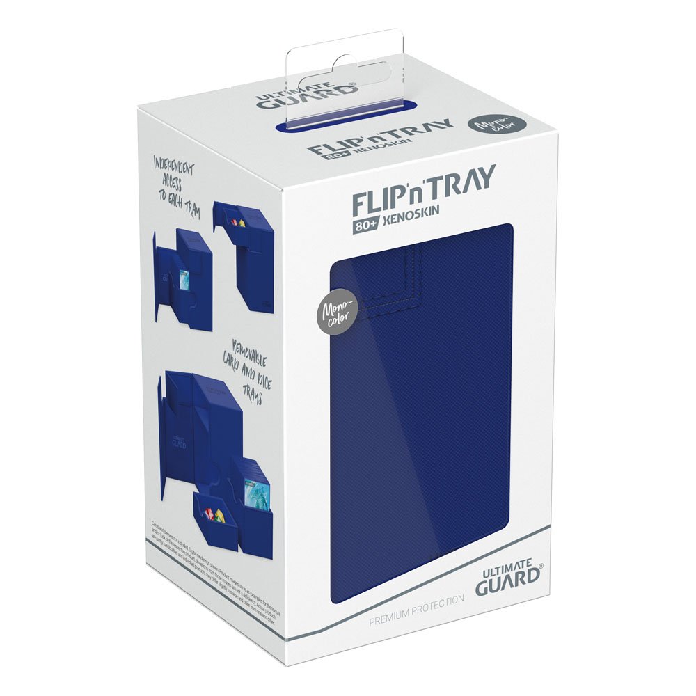 Ultimate Guard Flip`n`Tray 80+ XenoSkin Monocolor Blau Image 7