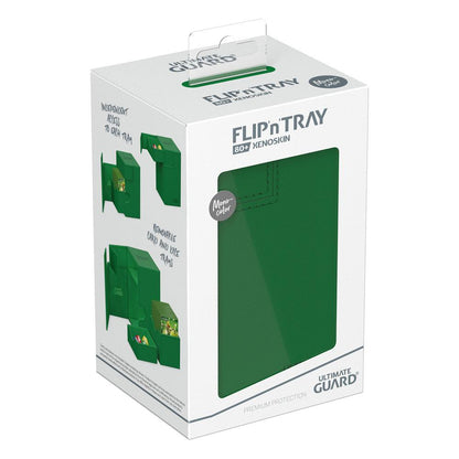 Ultimate Guard Flip`n`Tray 80+ XenoSkin Monocolor Grün Image 7
