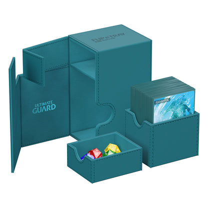 Ultimate Guard Flip`n`Tray 80+ XenoSkin Monocolor Petrolblau Image 4