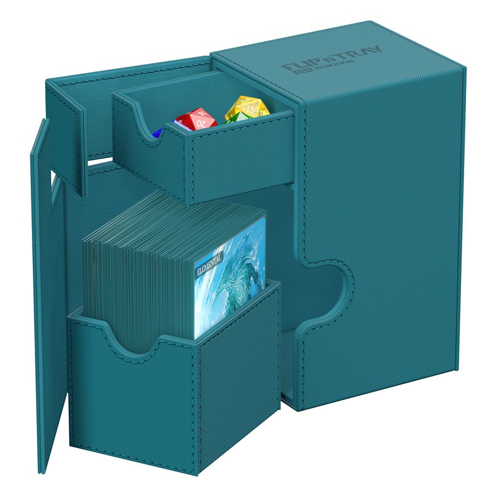 Ultimate Guard Flip`n`Tray 80+ XenoSkin Monocolor Petrolblau Image 5