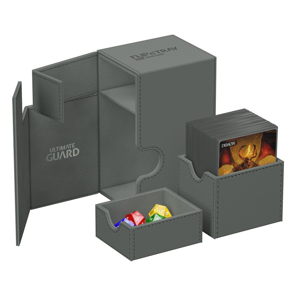 Ultimate Guard Flip`n`Tray 80+ XenoSkin Monocolor Grau Image 4