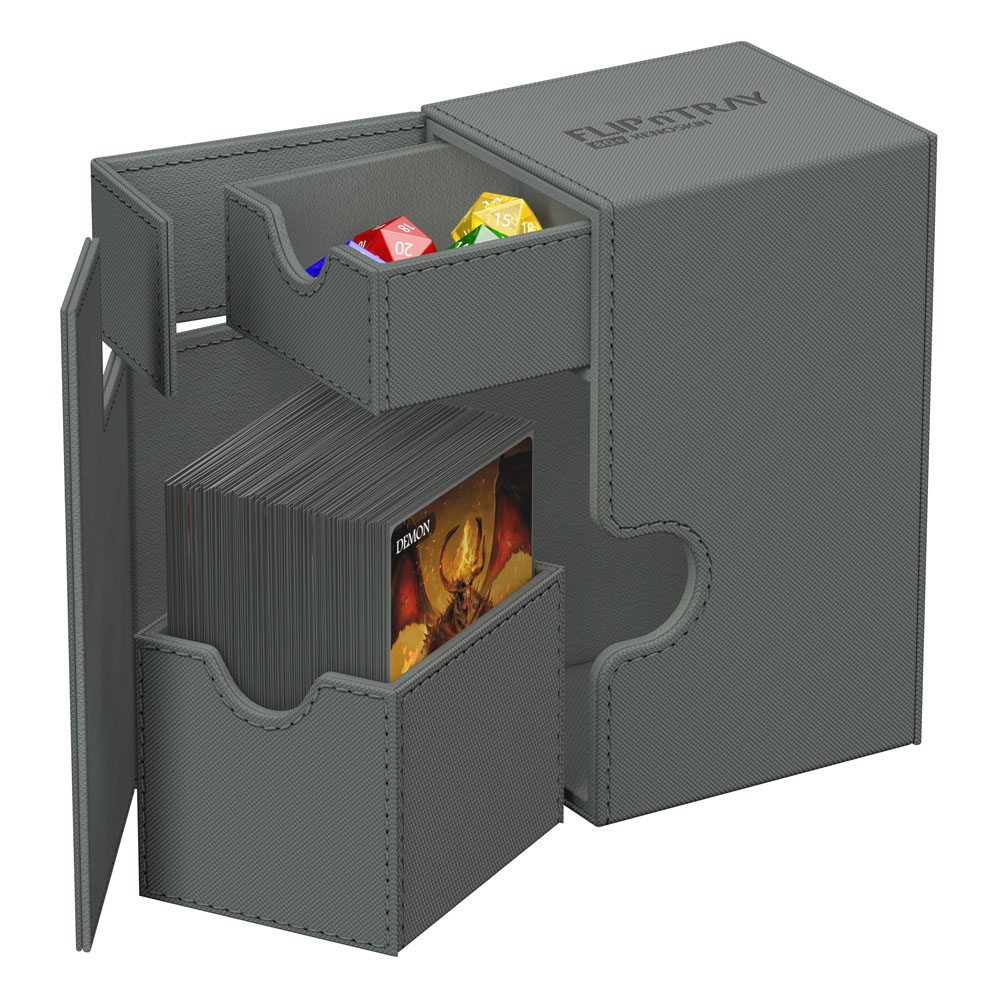 Ultimate Guard Flip`n`Tray 80+ XenoSkin Monocolor Grau Image 5