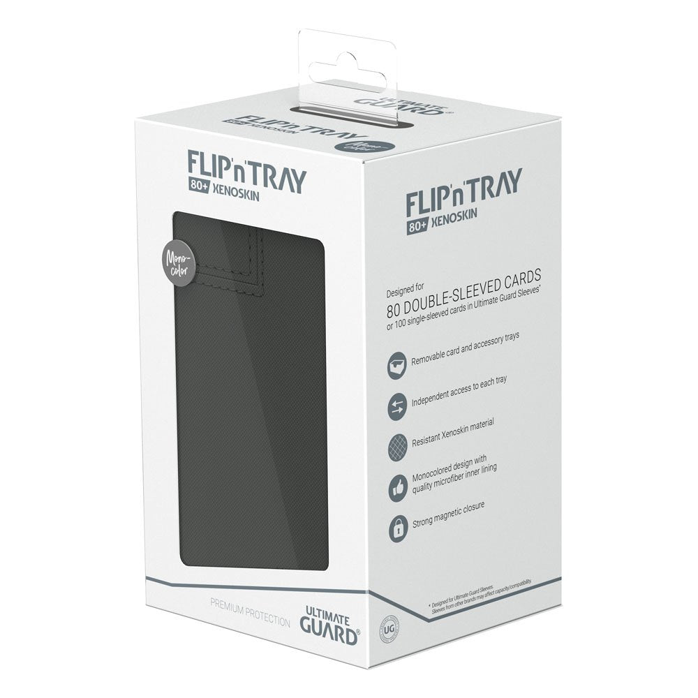 Ultimate Guard Flip`n`Tray 80+ XenoSkin Monocolor Grau Image 8