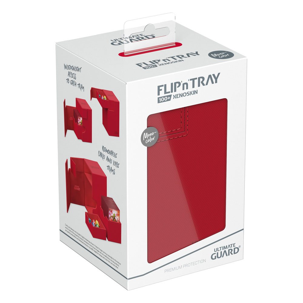 Ultimate Guard Flip`n`Tray 100+ XenoSkin Monocolor Rot Image 7