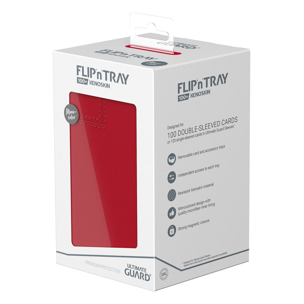 Ultimate Guard Flip`n`Tray 100+ XenoSkin Monocolor Rot Image 8