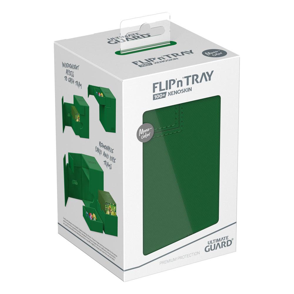 Ultimate Guard Flip`n`Tray 100+ XenoSkin Monocolor Grün Image 7