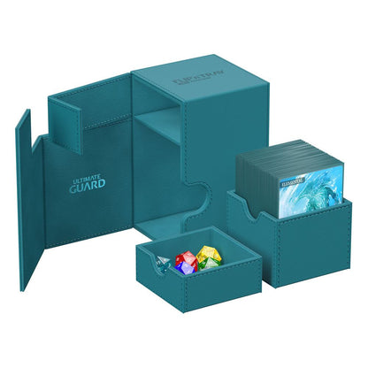 Ultimate Guard Flip`n`Tray 100+ XenoSkin Monocolor Petrolblau Image 4