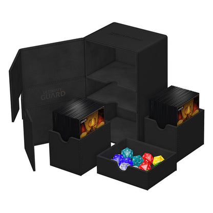 Ultimate Guard Twin Flip`n`Tray 160+ XenoSkin Monocolor Schwarz Image 6