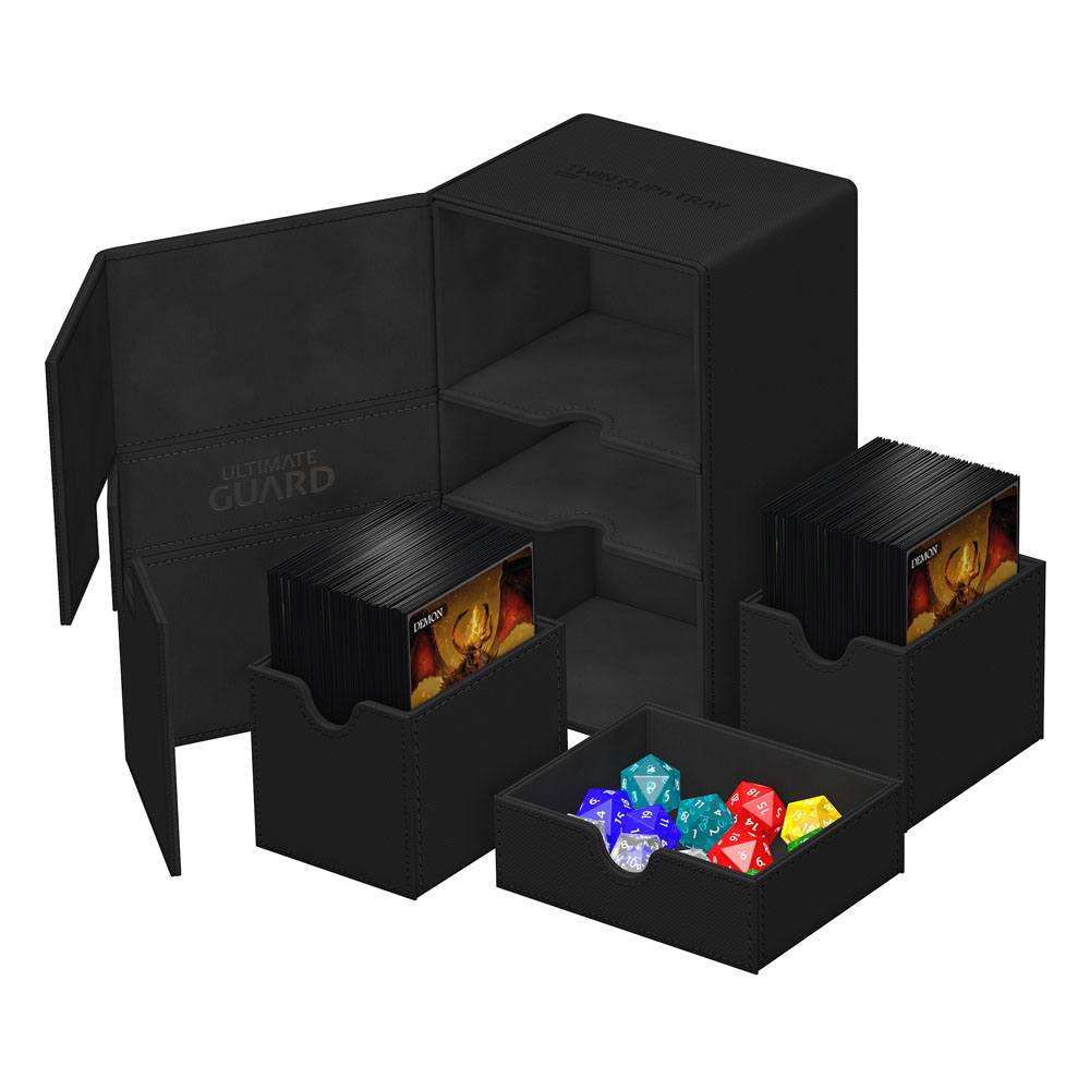 Ultimate Guard Twin Flip'n'Tray 160+ Xenoskin - Black Image 6