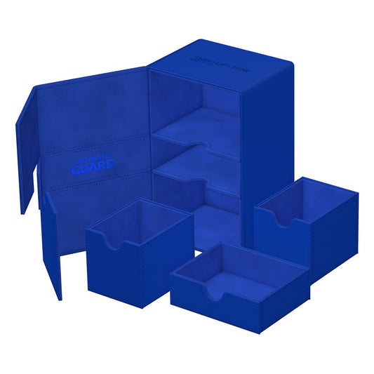 Ultimate Guard Twin Flip`n`Tray 160+ XenoSkin Monocolor Blau Image 1