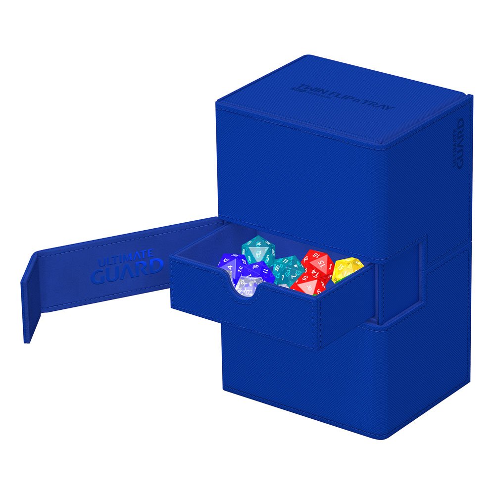 Ultimate Guard Twin Flip`n`Tray 160+ XenoSkin Monocolor Blau Image 4