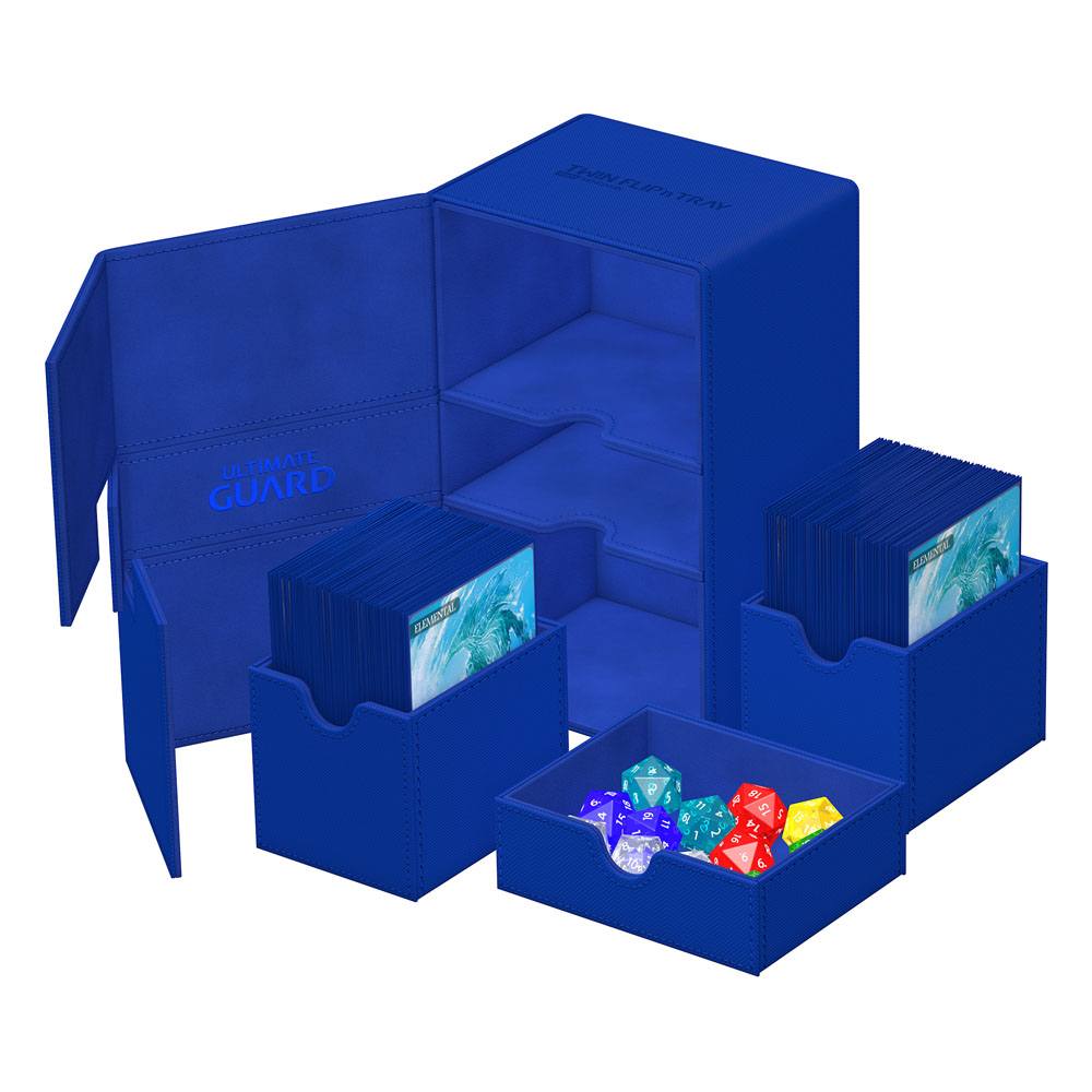 Ultimate Guard Twin Flip'n'Tray 160+ Xenoskin - Blue Image 6