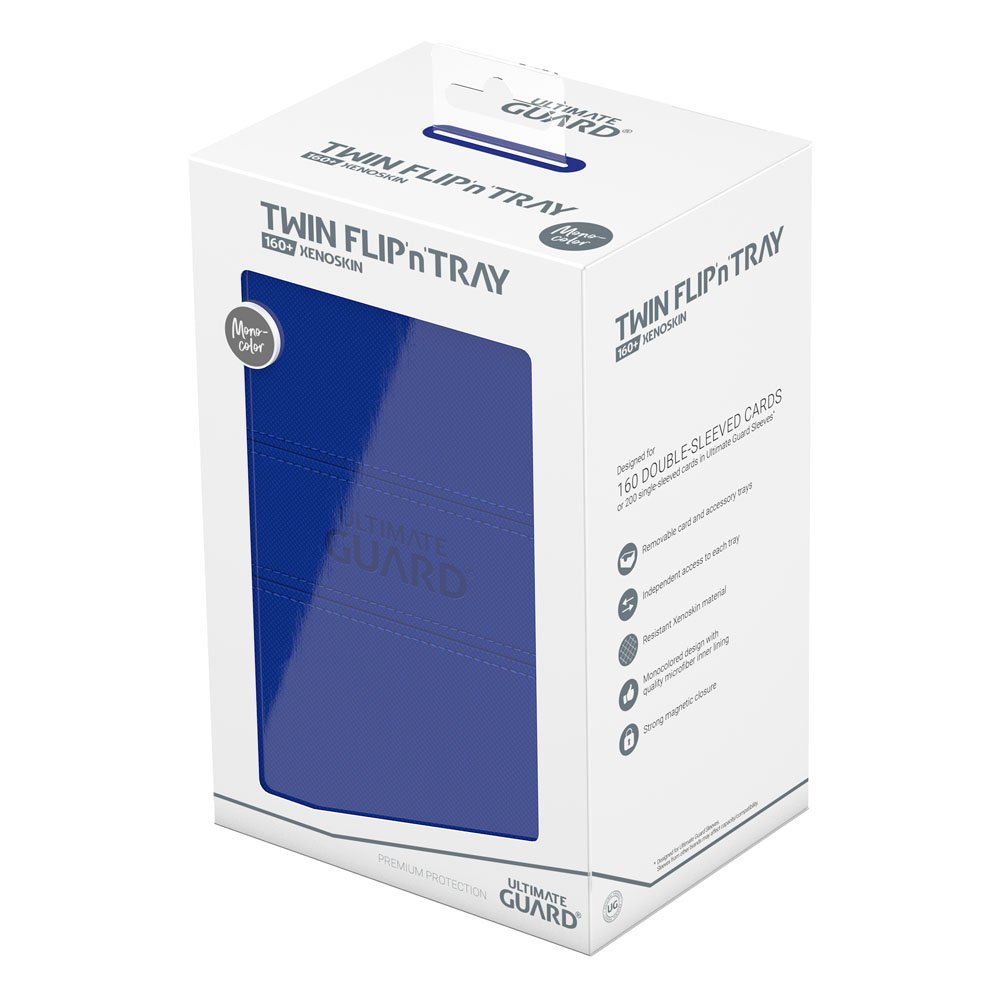 Ultimate Guard Twin Flip`n`Tray 160+ XenoSkin Monocolor Blau Image 9