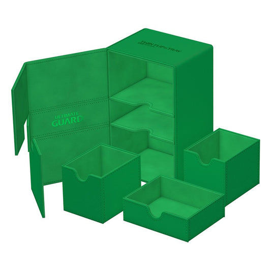 Ultimate Guard Twin Flip'n'Tray 160+ Xenoskin - Green Image 1