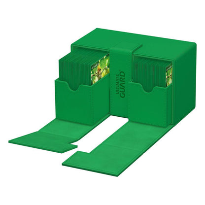 Ultimate Guard Twin Flip`n`Tray 160+ XenoSkin Monocolor Grün Image 7