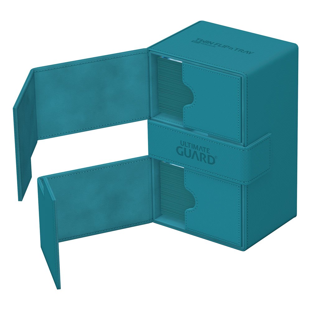 Ultimate Guard Twin Flip`n`Tray 160+ XenoSkin Monocolor Petrolblau Image 5
