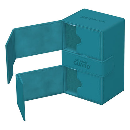 Ultimate Guard Twin Flip`n`Tray 160+ XenoSkin Monocolor Petrolblau Image 5