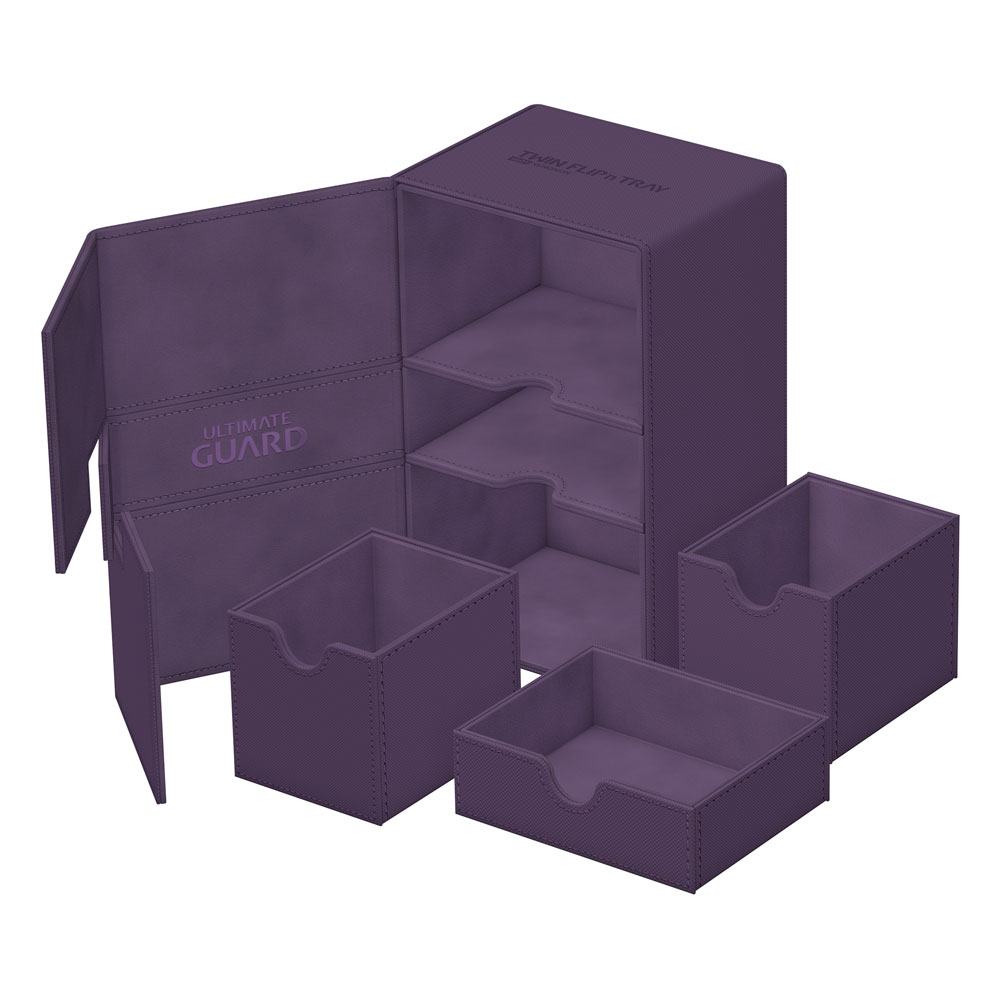 Ultimate Guard Twin Flip`n`Tray 160+ XenoSkin Monocolor Violett Image 1