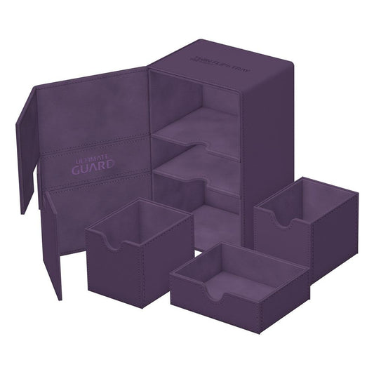 Ultimate Guard Twin Flip`n`Tray 160+ XenoSkin Monocolor Violett Image 1