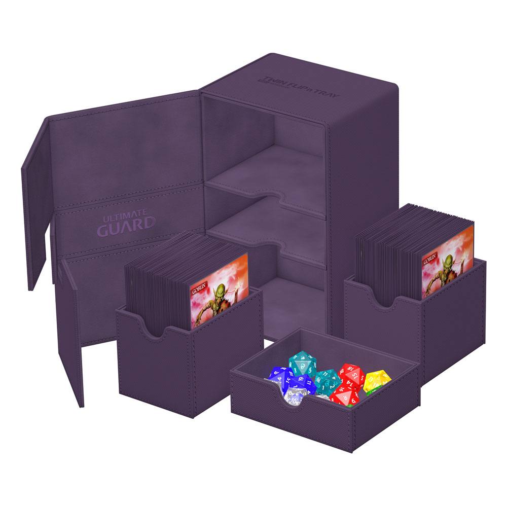 Ultimate Guard Twin Flip`n`Tray 160+ XenoSkin Monocolor Violett Image 6