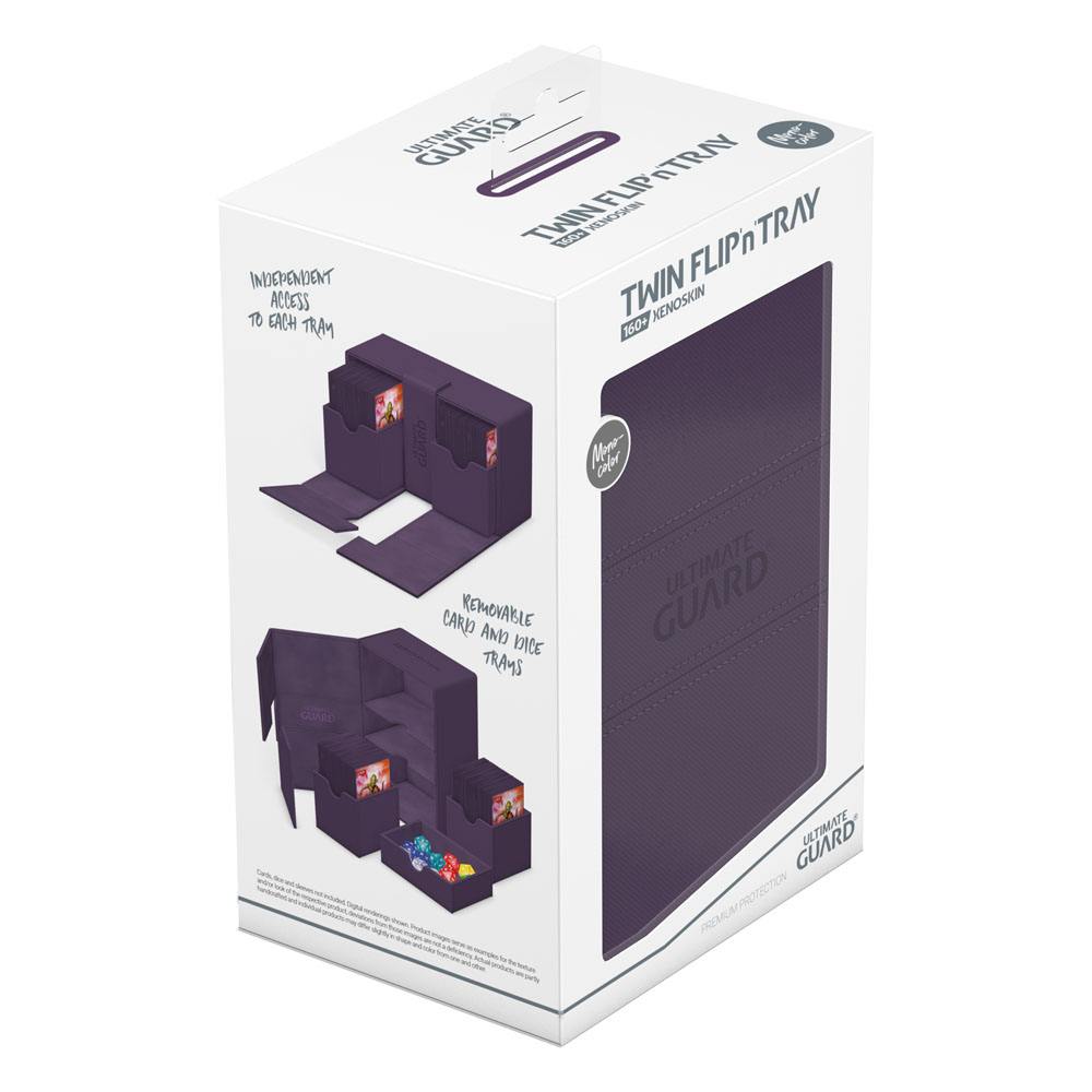 Ultimate Guard Twin Flip`n`Tray 160+ XenoSkin Monocolor Violett Image 8
