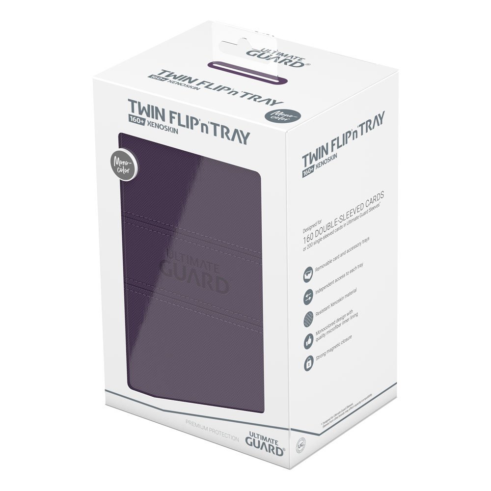 Ultimate Guard Twin Flip`n`Tray 160+ XenoSkin Monocolor Violett Image 9