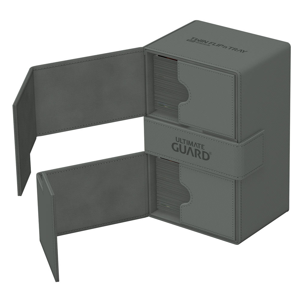 Ultimate Guard Twin Flip`n`Tray 160+ XenoSkin Monocolor Grau Image 5