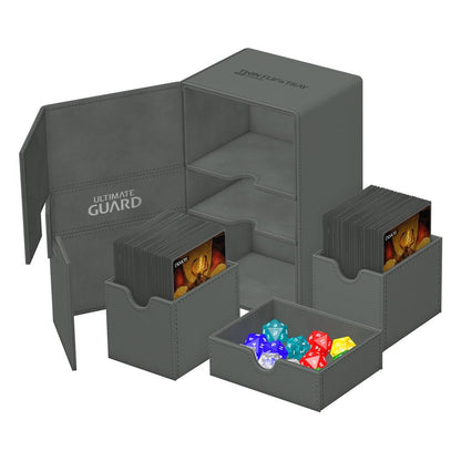 Ultimate Guard Twin Flip`n`Tray 160+ XenoSkin Monocolor Grau Image 6