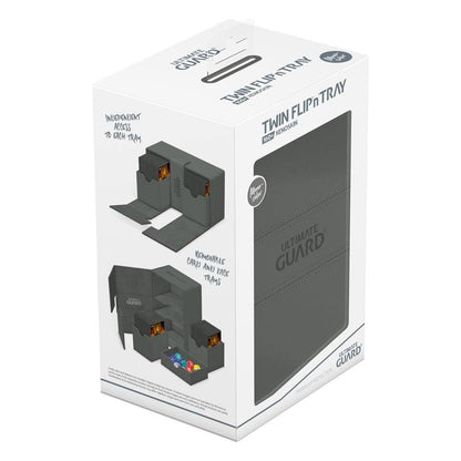 Ultimate Guard Twin Flip`n`Tray 160+ XenoSkin Monocolor Grau Image 8