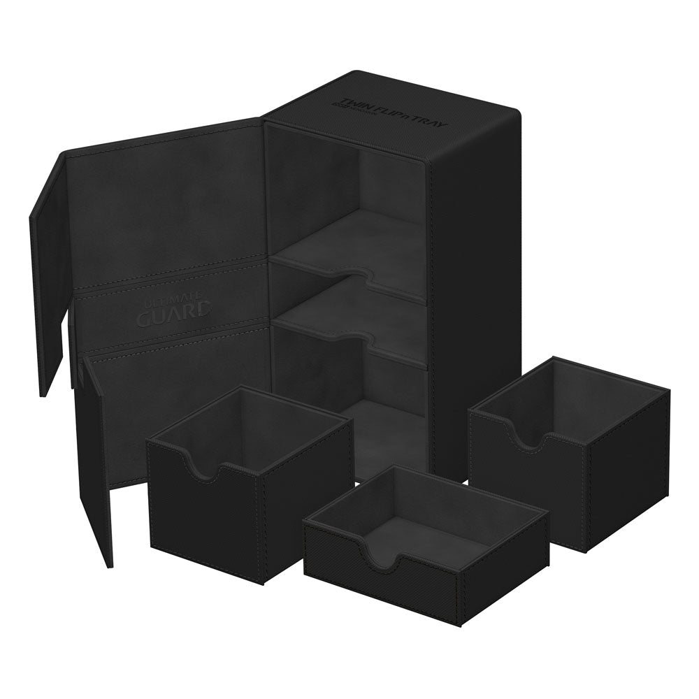 Ultimate Guard Twin Flip'n'Tray 200+ Xenoskin - Black Image 6